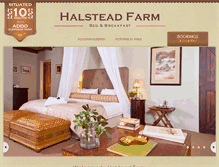 Tablet Screenshot of halsteadfarm.com